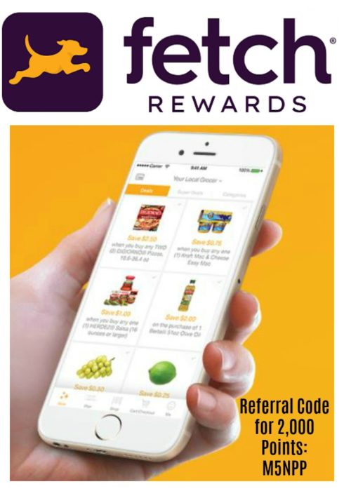 fetch rewards fast food receipt