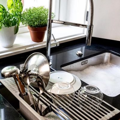 Over the Sink Dish Drying Rack