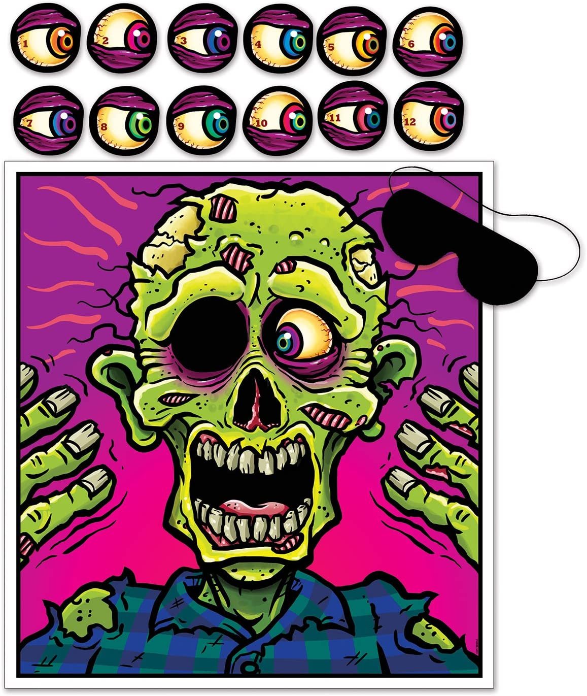 Pin The Eyeball On The Zombie Game Only 7! a Coupon Queen