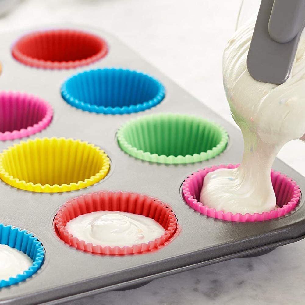 Silicone Cupcake Cups 24-Count Only $8.59! - Become a Coupon Queen