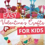 easy valentine crafts for kids featured