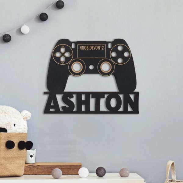 Personalized Gaming Wall Hanging