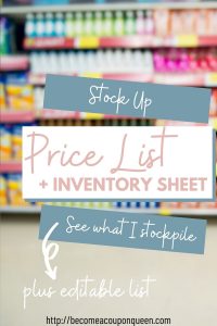 coupon stockpile price list