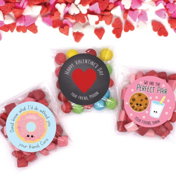 Valentine's Day Stickers and Bags