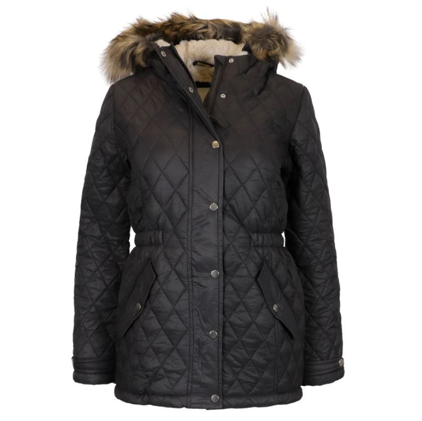Girls' Sherpa Hooded Jacket Only $14.99 (Reg. $100)!!