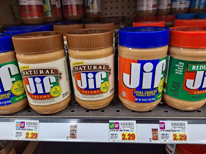Jif Peanut Butter on Sale