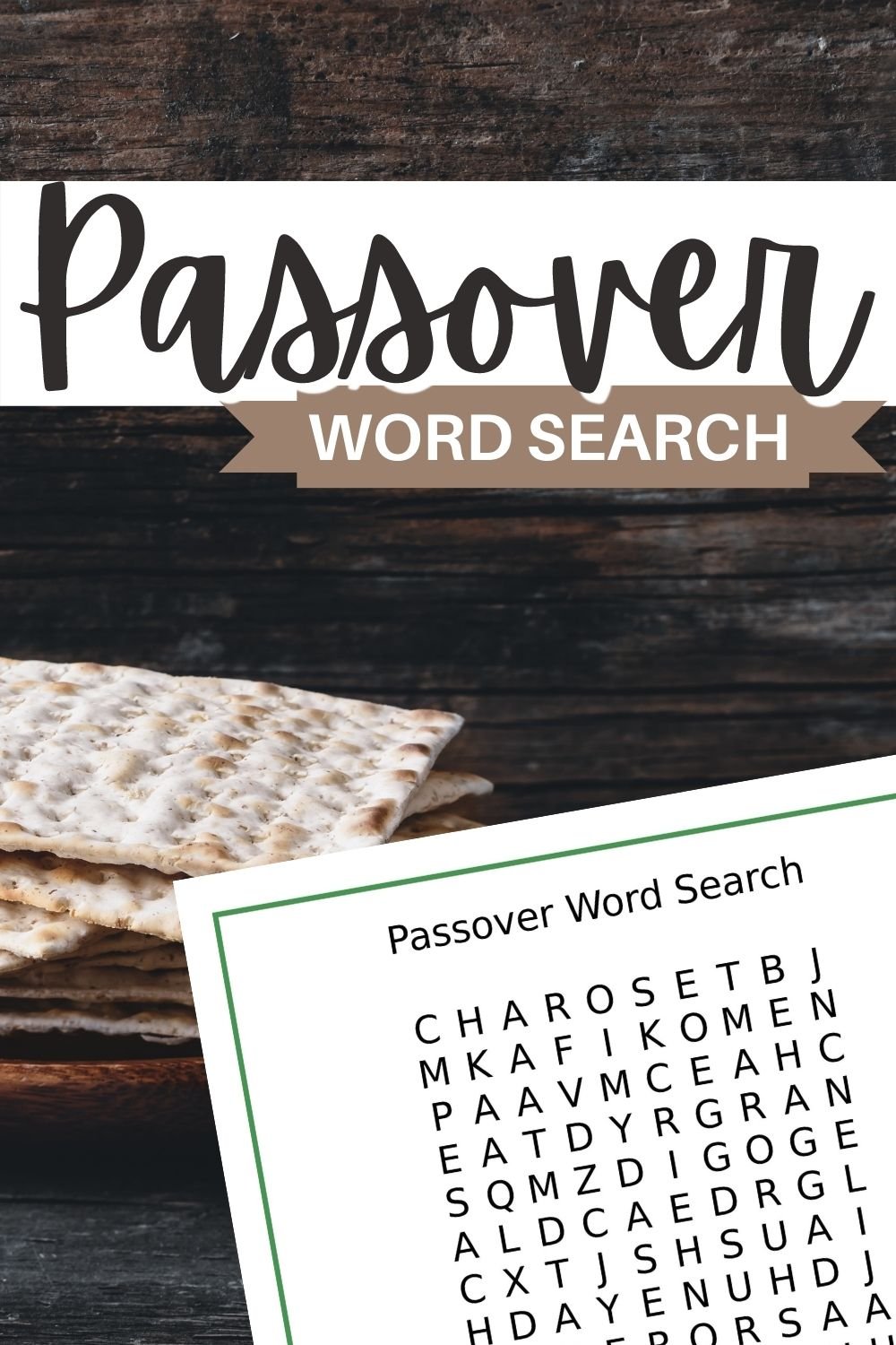 Passover Word Search FREE Printable 