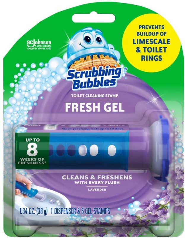 Scrubbing Bubbles Fresh Gel Toilet Bowl Cleaning Stamps