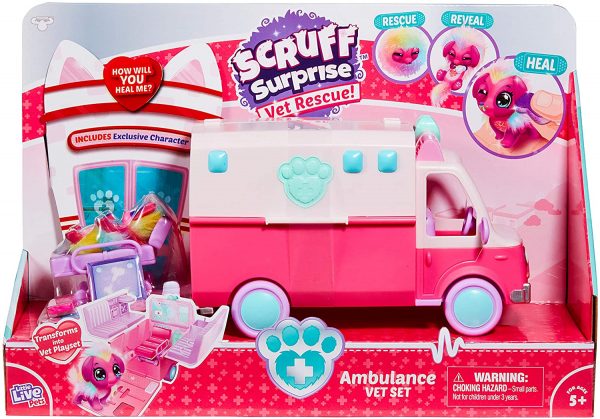 Little Live Pets Scruff-a-Luvs Ambulance Vet Set