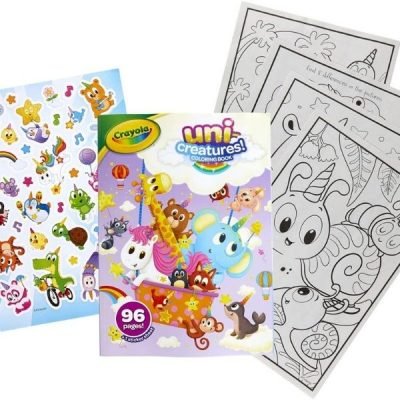 Uni-Creatures Coloring Book