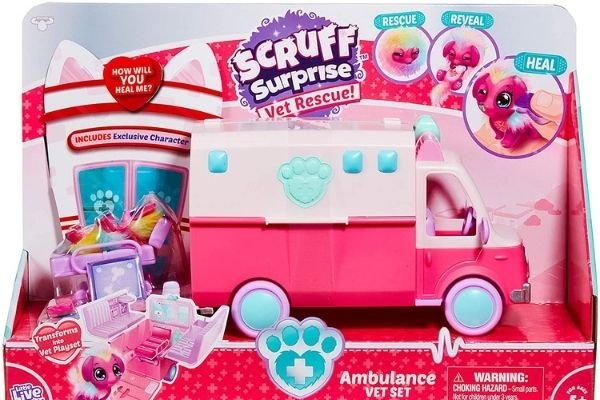 Little Live Pets Scruff-a-Luvs Ambulance Vet Set