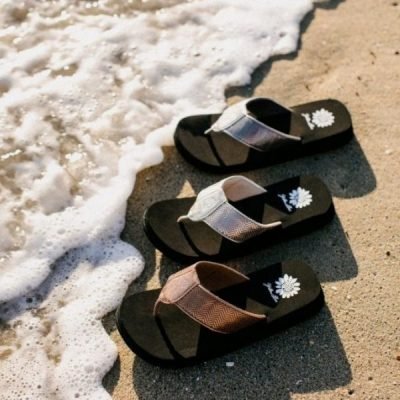 Yellow Box Flip Flops