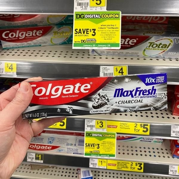 charcoal toothpaste dollar general