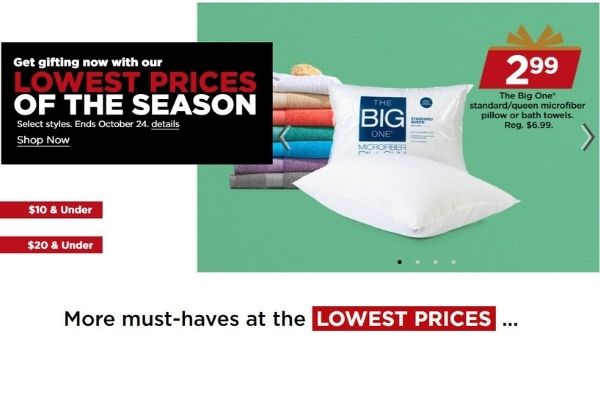Kohl's Lowest Prices of the Season Sale