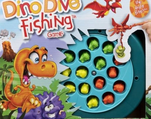 Dino Dive Fishing Game