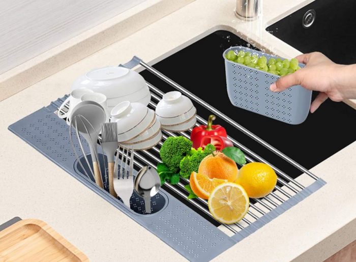Roll Up Dish Drying Rack on Sale