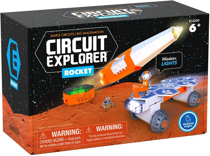 Circuit Explorer Rocket Ship Space Toy Building Set