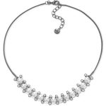 Hematite-Tone Crystal & Imitation Pearl Necklace Only $7.96 (Was $44.50)!