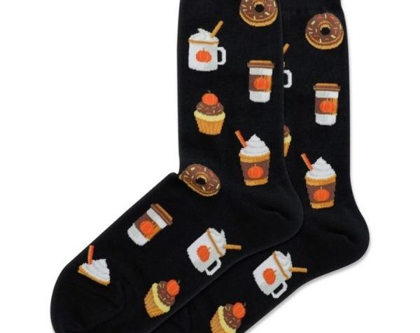 Pumpkin Spice Crew Socks on Sale