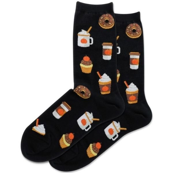 Pumpkin Spice Crew Socks on Sale