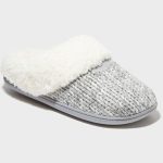 Dearfoams Slippers on Sale | Cozy Faux Sherpa Slippers Only $9!