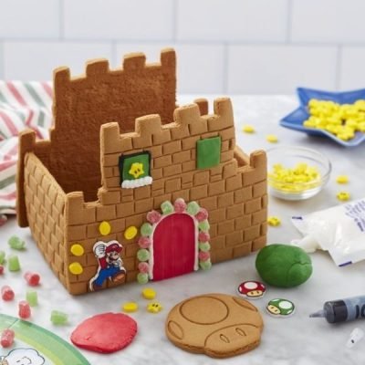 Super Mario Bros. Gingerbread Castle on Sale