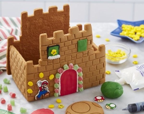 Super Mario Bros. Gingerbread Castle on Sale