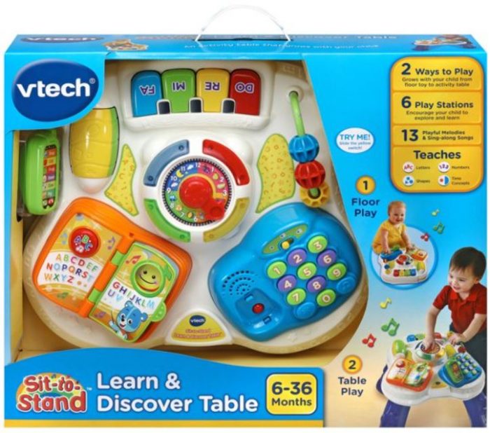 VTech Sit-to-Stand Learn and Discover Table on Sale
