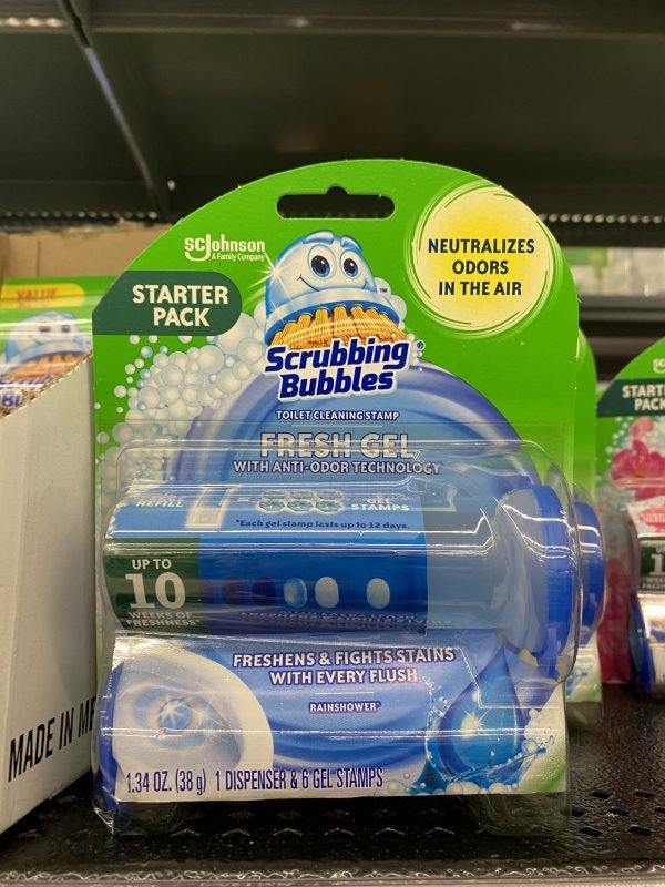 Scrubbing Bubbles Fresh Gel Toilet Bowl Cleaning Stamps