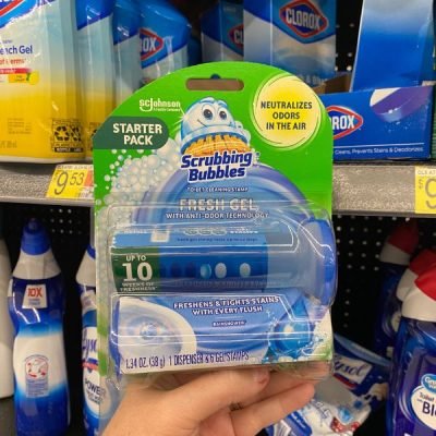 Scrubbing Bubbles Fresh Gel Toilet Bowl Cleaning Stamps