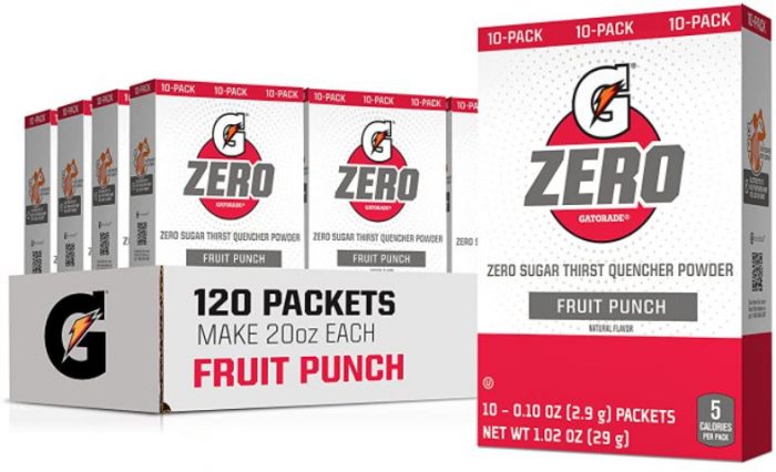 Gatorade G Zero Powder Packets on Sale