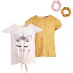 Girls Tee & Scrunchie Sets on Sale for $4.96 (Was $28)!