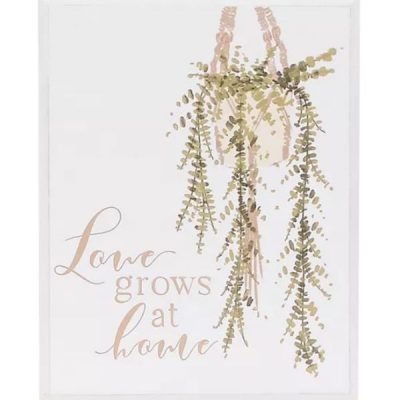 Love Grows At Home Wall Art