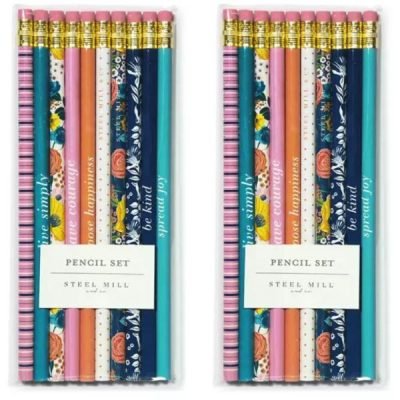 Steel Mill & Co Wooden Pencil Set