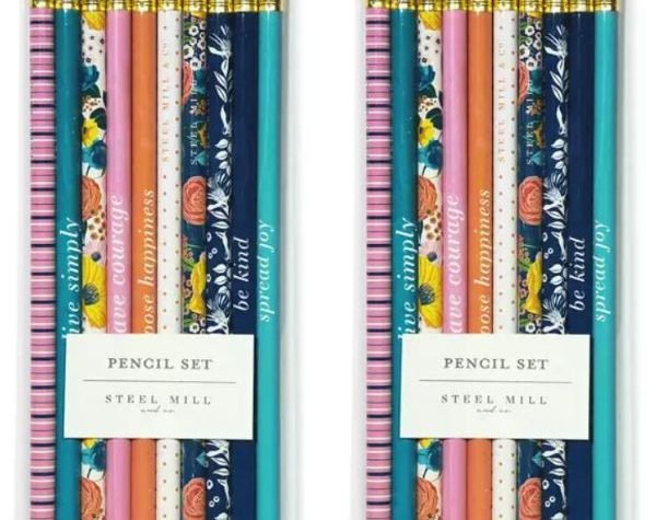 Steel Mill & Co Wooden Pencil Set