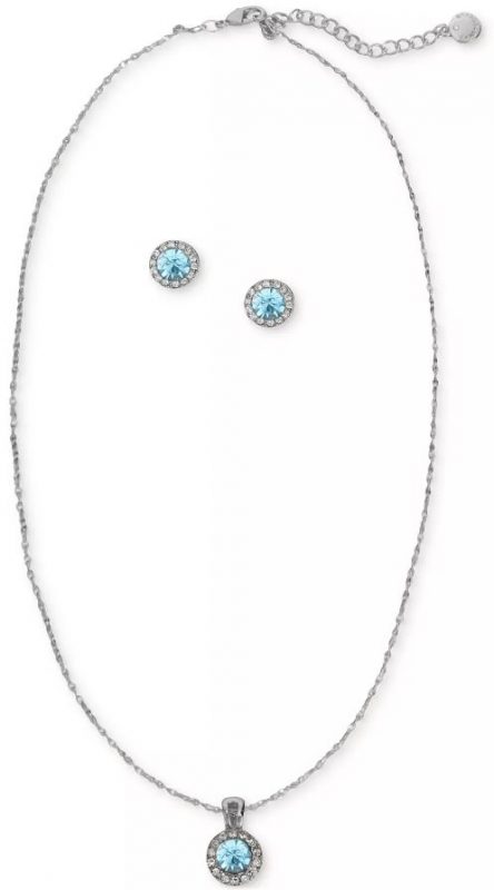 Birthstone Necklace & Earring Set on Sale
