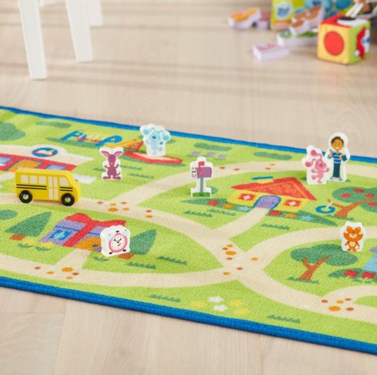 Blue's Clues & You Blue's Neighborhood Activity Rug