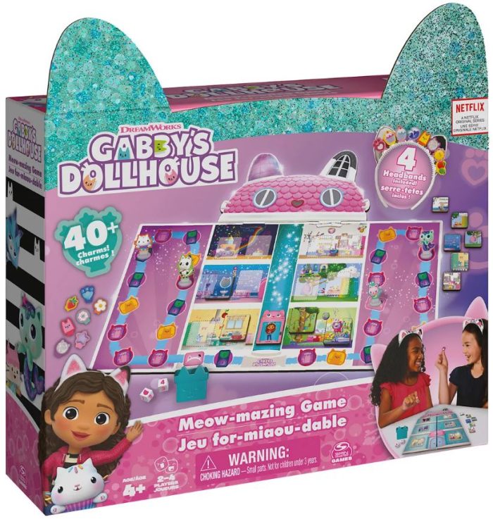 Gabby's Dollhouse Meow-mazing Board Game