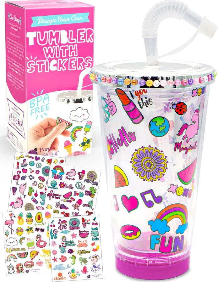 Kids Tumbler with Stickers