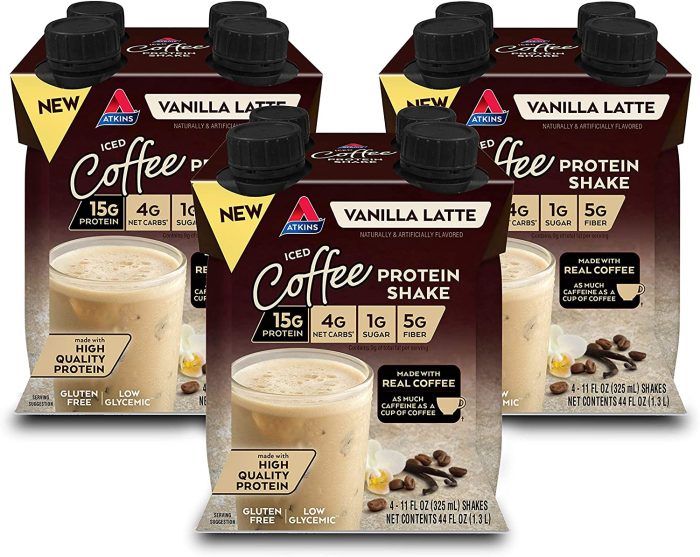 Atkins Iced Coffee Protein Shakes on Sale