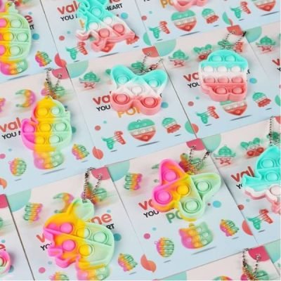 Mini Pop It Valentine's on Sale