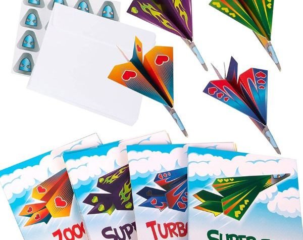 Paper Airplanes Valentines Cards on Sale