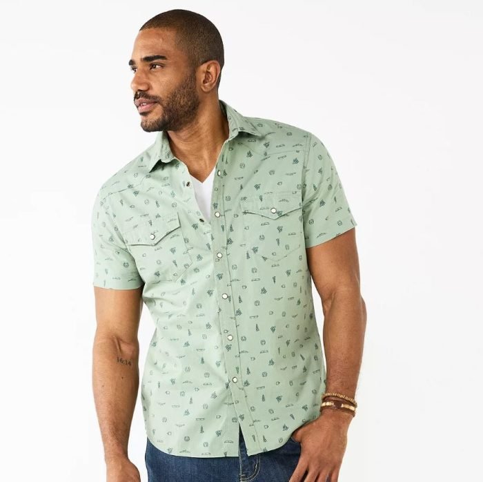 Men's Short Sleeve Button-Down Shirts on Sale