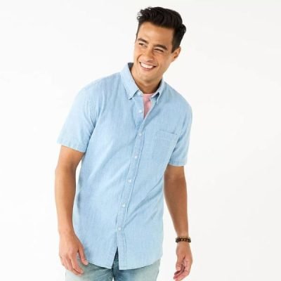 Men's Short Sleeve Button-Down Shirts on Sale