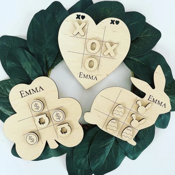 Personalized Tic Tac Toe Boards on Sale