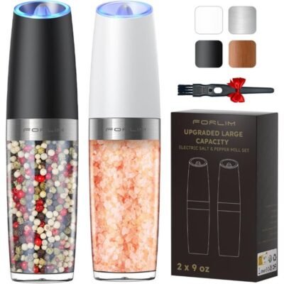 Electric Salt and Pepper Grinder Set on Sale