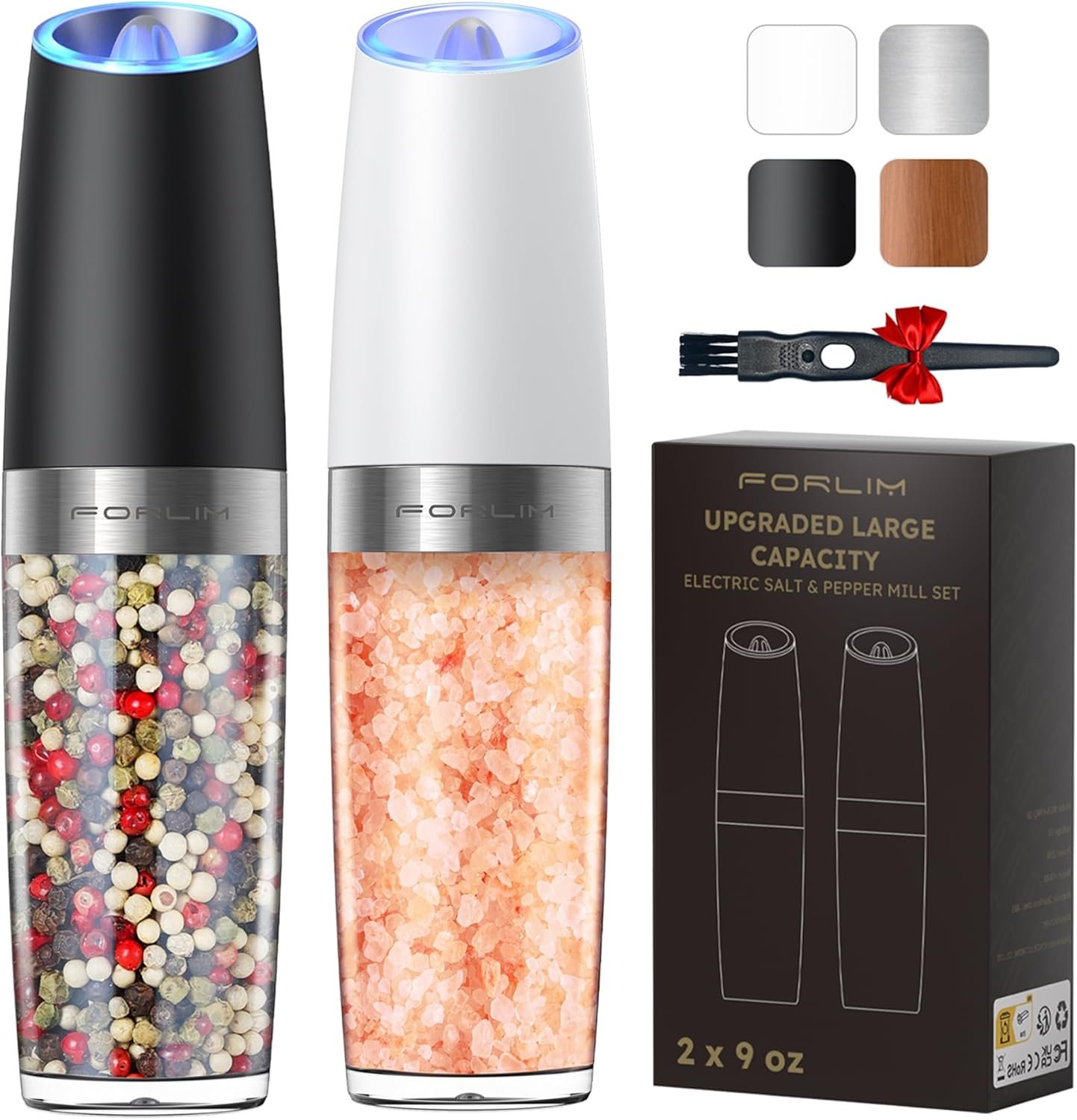 Electric Salt and Pepper Grinder Set on Sale