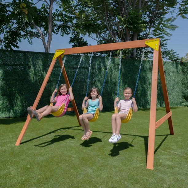 Wooden Swing Sets on Sale