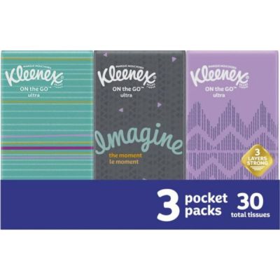 Kleenex Pocket Packs on Sale