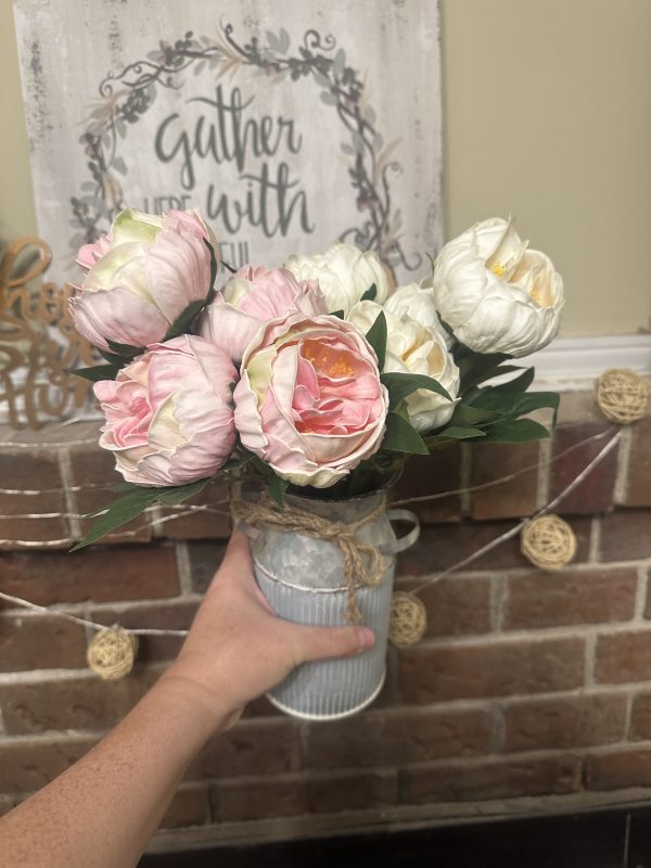 Real-Touch Faux Peonies on Sale